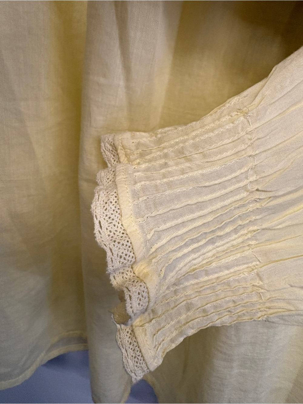 Velvet by Graham & Spencer Embroidered Byrdie Blouse in Butter Yellow - Picture 6 of 12